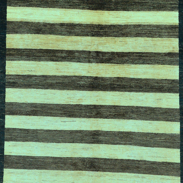 Machine Washable Oriental Light Blue Modern Rug, wshabs263lblu