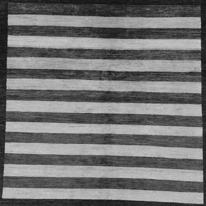 Square Machine Washable Oriental Gray Modern Rug, wshabs263gry