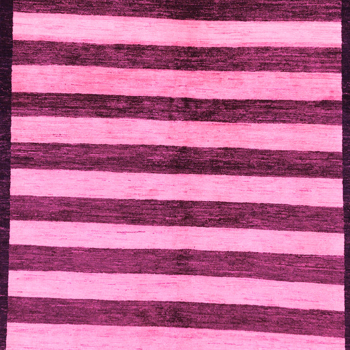Machine Washable Oriental Pink Modern Rug, wshabs263pnk