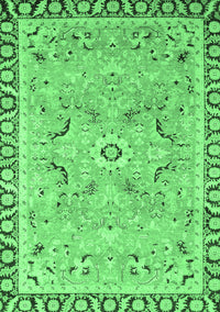 Oriental Emerald Green Modern Rug, abs2640emgrn