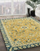 Machine Washable Abstract Brown Rug in a Family Room, wshabs2640