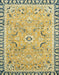 Abstract Brown Oriental Rug, abs2640