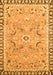 Machine Washable Oriental Orange Modern Area Rugs, wshabs2640org