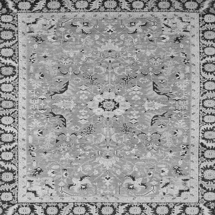 Square Oriental Gray Modern Rug, abs2640gry
