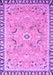 Machine Washable Oriental Purple Modern Area Rugs, wshabs2640pur