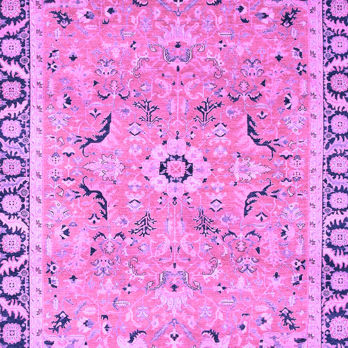 Machine Washable Oriental Purple Modern Area Rugs, wshabs2640pur