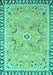 Oriental Turquoise Modern Rug, abs2640turq