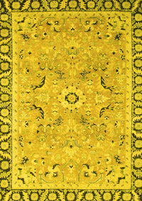 Oriental Yellow Modern Rug, abs2640yw