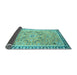 Sideview of Oriental Light Blue Modern Rug, abs2640lblu