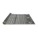 Sideview of Oriental Gray Modern Rug, abs2641gry