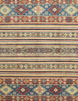 Abstract Chestnut Brown Oriental Rug, abs2641
