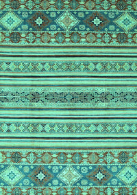 Oriental Turquoise Modern Rug, abs2641turq