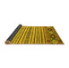 Sideview of Oriental Yellow Modern Rug, abs2641yw