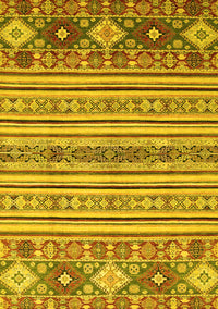 Oriental Yellow Modern Rug, abs2641yw