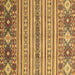 Square Oriental Brown Modern Rug, abs2641brn