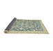 Sideview of Abstract Brown Gold Oriental Rug, abs2642