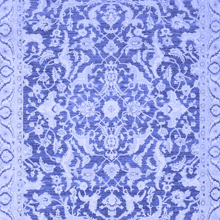 Machine Washable Oriental Blue Modern Rug, wshabs2642blu