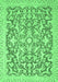 Oriental Emerald Green Modern Rug, abs2642emgrn