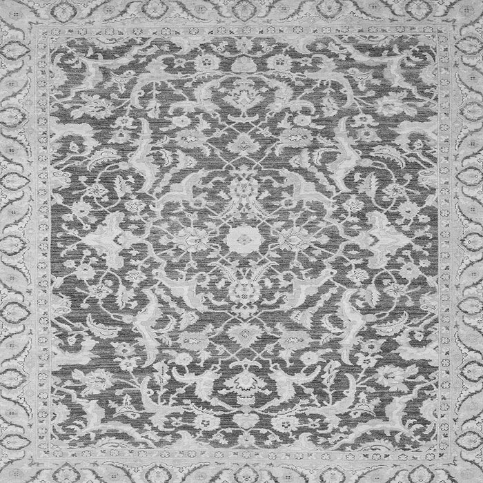 Square Oriental Gray Modern Rug, abs2642gry