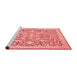 Modern Red Washable Rugs