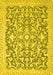 Oriental Yellow Modern Rug, abs2642yw