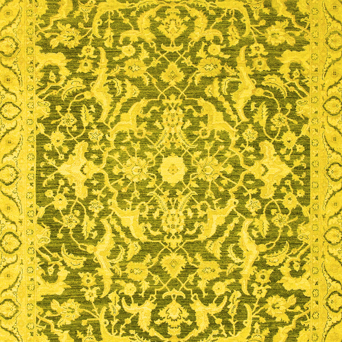 Oriental Yellow Modern Rug, abs2642yw