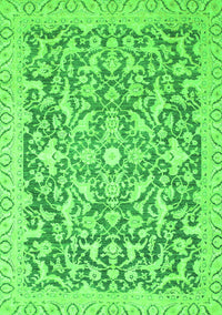 Oriental Green Modern Rug, abs2642grn