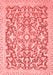 Oriental Red Modern Area Rugs