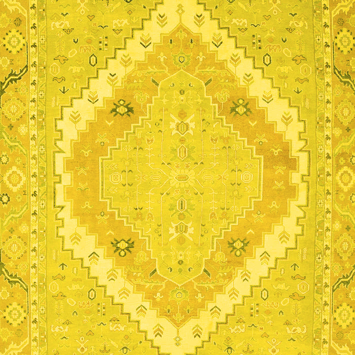 Oriental Yellow Modern Rug, abs2643yw