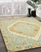 Machine Washable Abstract Khaki Gold Rug in a Family Room, wshabs2643