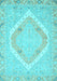 Oriental Light Blue Modern Rug, abs2643lblu