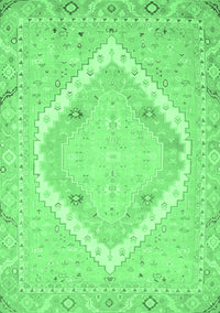 Oriental Emerald Green Modern Rug, abs2643emgrn