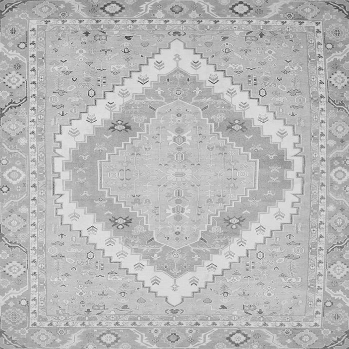 Square Oriental Gray Modern Rug, abs2643gry