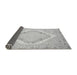 Sideview of Oriental Gray Modern Rug, abs2643gry