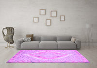 Machine Washable Oriental Purple Modern Rug, wshabs2643pur