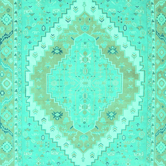 Oriental Turquoise Modern Rug, abs2643turq