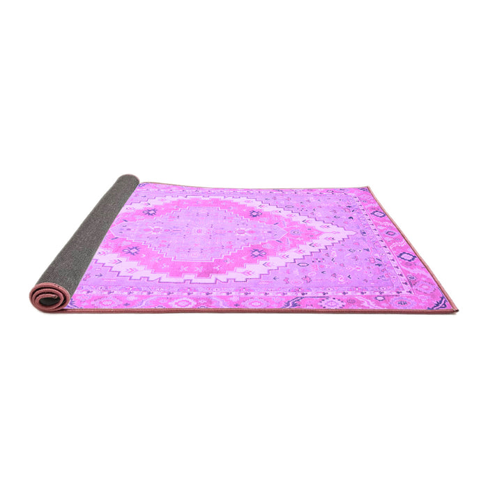 Sideview of Oriental Purple Modern Rug, abs2643pur