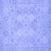 Square Oriental Blue Modern Rug, abs2644blu