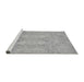 Sideview of Machine Washable Oriental Gray Modern Rug, wshabs2644gry