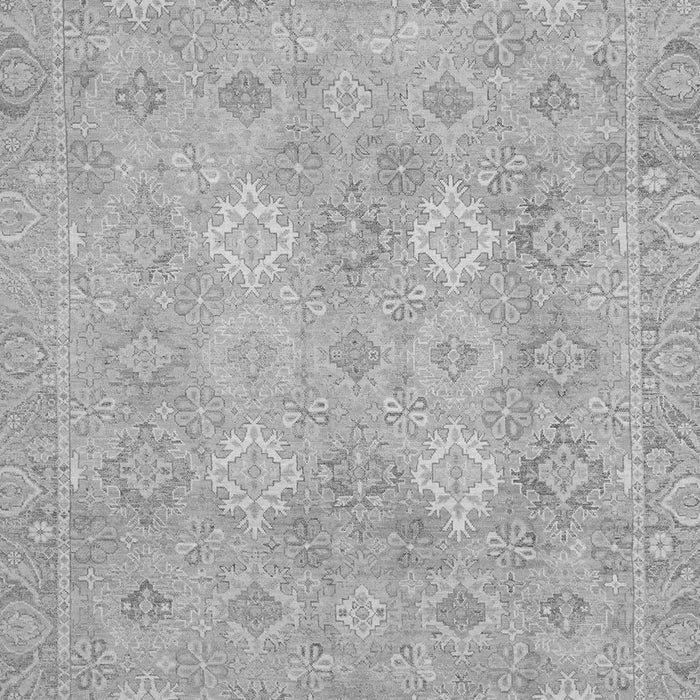 Machine Washable Oriental Gray Modern Rug, wshabs2644gry