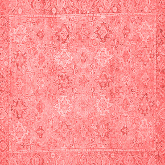 Machine Washable Oriental Red Modern Rug, wshabs2644red