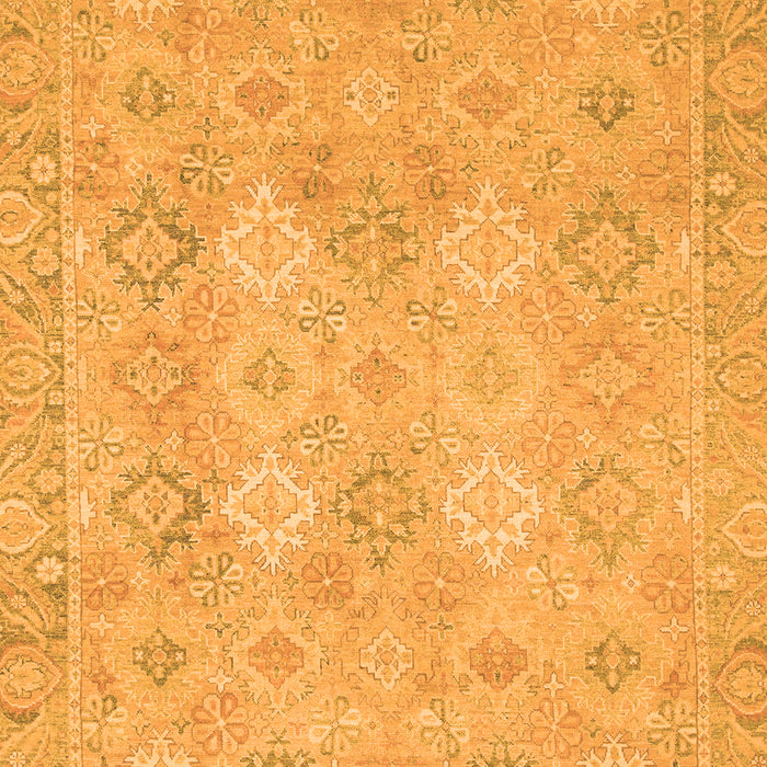 Machine Washable Oriental Orange Modern Area Rugs, wshabs2644org