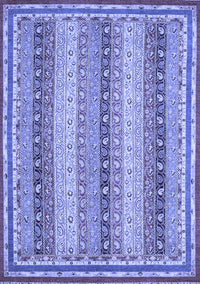 Oriental Blue Modern Rug, abs2645blu