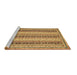 Sideview of Machine Washable Oriental Brown Modern Rug, wshabs2645brn