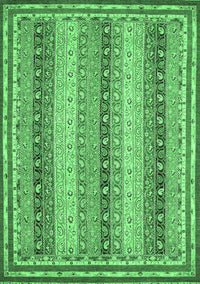 Oriental Emerald Green Modern Rug, abs2645emgrn