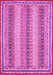 Machine Washable Oriental Pink Modern Rug, wshabs2645pnk