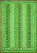 Oriental Green Modern Rug, abs2645grn