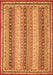 Oriental Orange Modern Rug, abs2645org