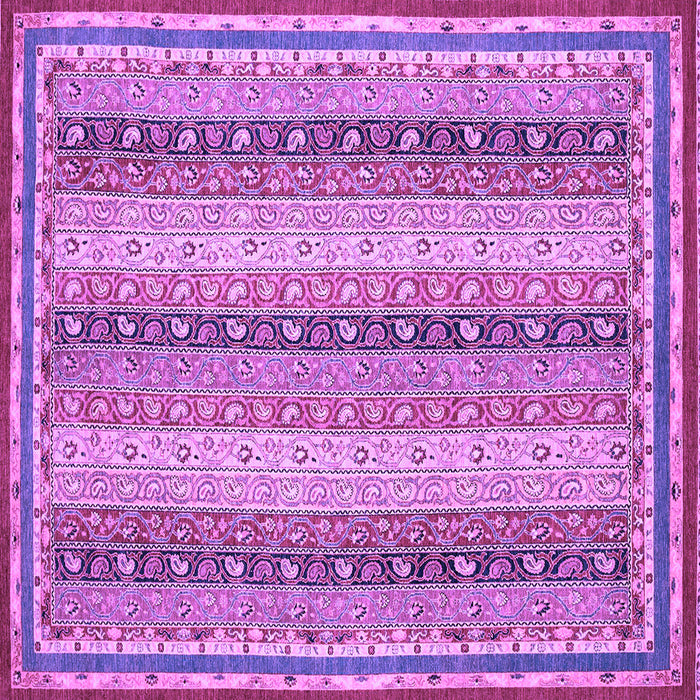 Square Oriental Purple Modern Rug, abs2645pur