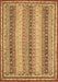 Machine Washable Oriental Brown Modern Rug, wshabs2645brn